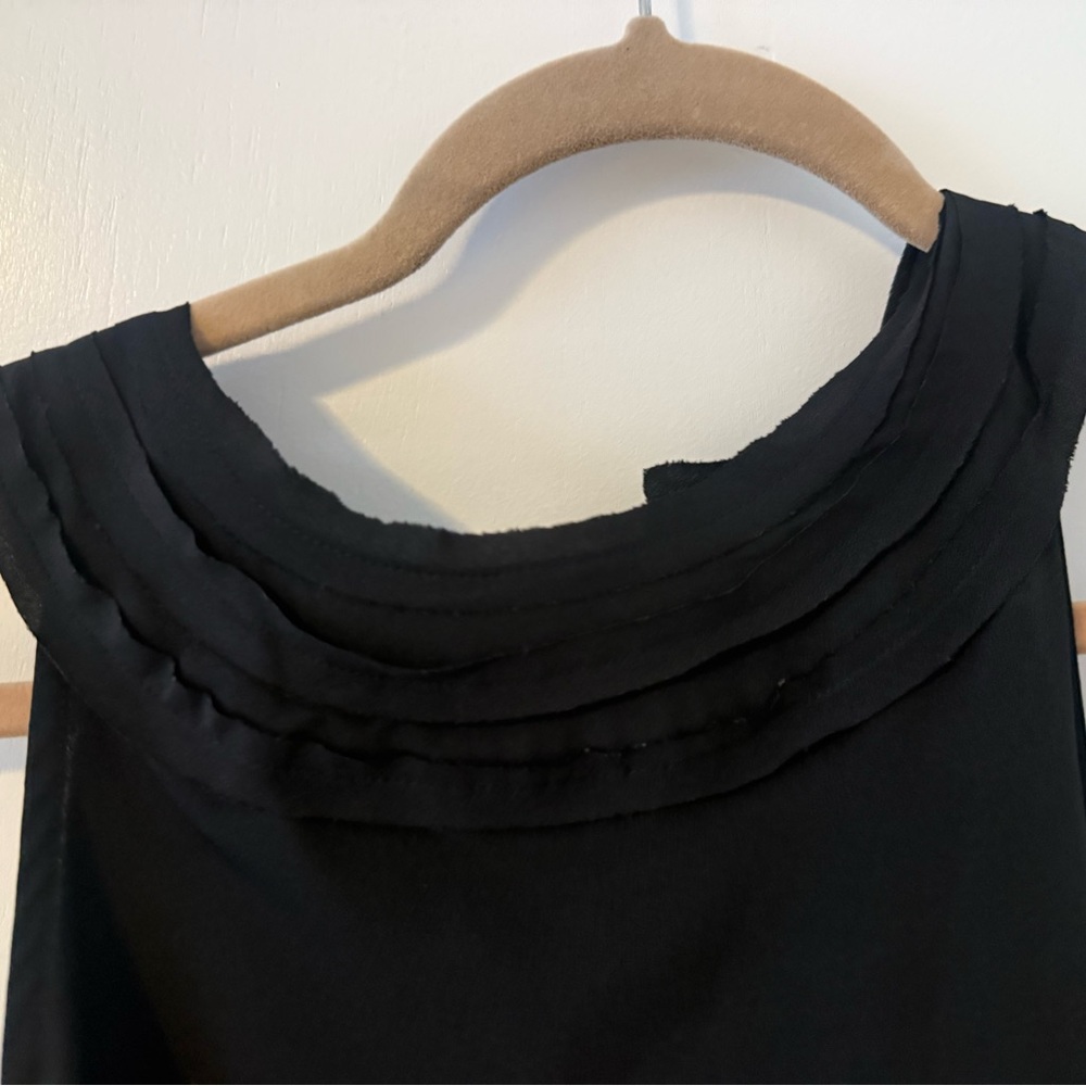 Elegant Black Sleeveless top